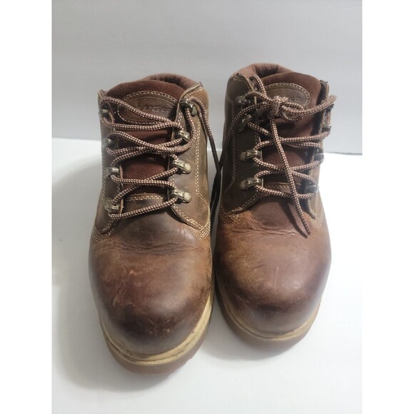 LUGZ LOW CUT CHUKKA WORK BOOTS  MEN US 9.5 EUR 43 Brown Leather main image 4